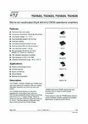 DataSheet TSV624 pdf